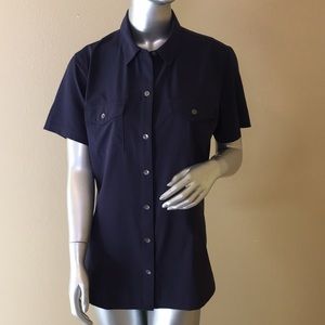 EDDIE BAUER | Short Sleeve Button Down Shirt
